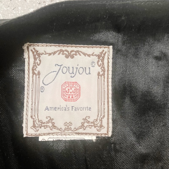 Vintage Jou Jou Embellished Silk Ribbon Plaid Button Ornate Vest - Picture 3 of 9